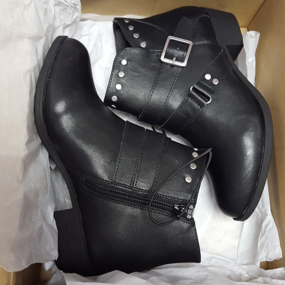 💥SALE💥NIB WOMENS A.N.A black memory foam booties - Picture 6 of 8